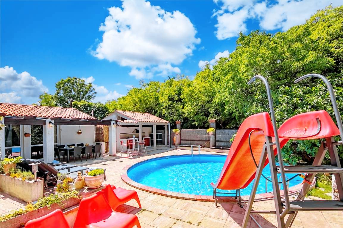 Pool von oben